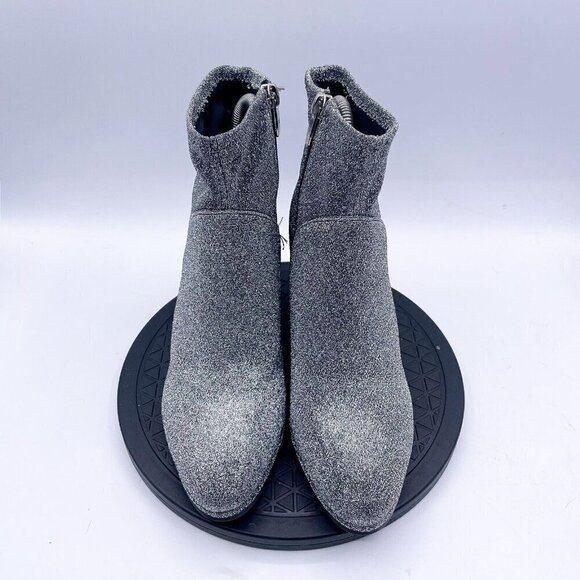 Marc Fisher Dyvine Women's Heeled Booties Ankle Boots Metallic Silver Size 6.5 - Picture 9 of 9
